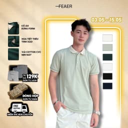 Thumbnail Áo Polo Nam Cổ Bẻ Baby Bear chất CVC Thoáng Khí, Trẻ Trung, Năng Động - FEAER 1