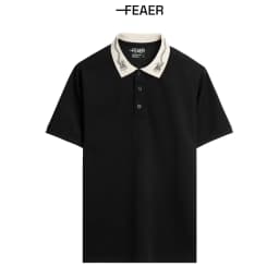 Thumbnail Áo polo nam có cổ Bunny Pair,vải CVC cao cấp thoáng mát, cổ thêu hình thỏ mới lạ, sang trọng - FEAER 2