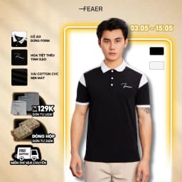 Thumbnail Áo polo nam có cổ Contrast Collar nam tính, thanh lịch, sang trọng - FEAER 1