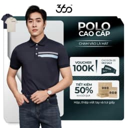 Thumbnail Áo polo nam COOL TOUCH 360 Boutique áo polo cao cấp, co dãn, thoáng mát - POHTK603 1