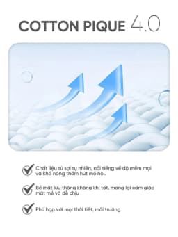 Thumbnail Áo polo nam DOMINUS vải cotton pique 4.0 mềm mịn, co dãn tốt, thoáng mát, đứng form - HUSSIO 4