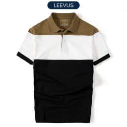 Thumbnail Áo Polo nam FEINZ LEEVUS phối màu, vải CVC cá sấu, form regular APL306 1