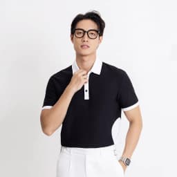 Thumbnail Áo Polo Nam FORM REGULAR R1300 BD221 BEN & TOD chất cotton cao cấp thanh lịch đơn giản thoáng mát 1