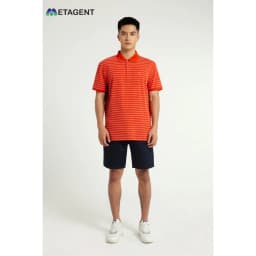 Thumbnail Áo Polo nam kẻ ngang dáng Regular Fit Metagent MS 57E3414 1