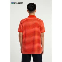 Thumbnail Áo Polo nam kẻ ngang dáng Regular Fit Metagent MS 57E3414 3