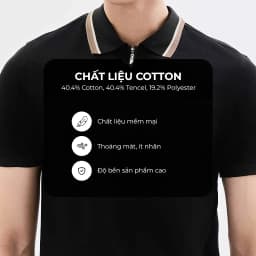 Thumbnail Áo Polo Nam KRIK Form Fitted Khóa Kéo Phong Cách Năng Động Chất Liệu Mềm Mại Thoáng Mát PL2178 2