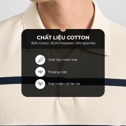 Thumbnail Áo Polo Nam Krik Form Regular Kẻ Ngang Phối Màu Đẹp Mắt Vải Cotton Mát Mẻ PL2210 2