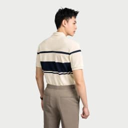 Thumbnail Áo Polo Nam Krik Form Regular Kẻ Ngang Phối Màu Đẹp Mắt Vải Cotton Mát Mẻ PL2210 3