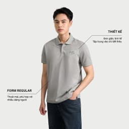 Thumbnail Áo Polo Nam Krik Form Regular Thiết Kế Cảm Hứng Monthly Tracks Thêu Nhẹ Tinh Tế PL2226 1