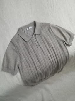 Thumbnail Áo Polo Nam Len Mongtoghi Sọc DNST 5621, Form Suông Nhẹ 2