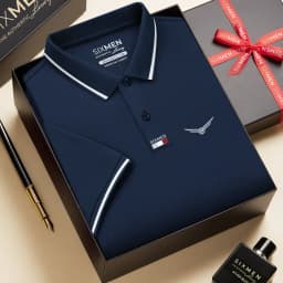 Thumbnail Áo Polo nam LISTAR cao cấp cổ bẻ [Tặng Hộp Gói Quà Xịn] vải cá sấu thoáng mát, tinh tế - SIXMEN 1