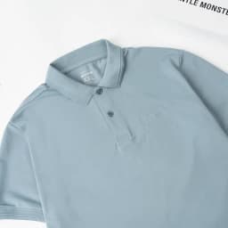 Thumbnail Áo polo nam MMANS màu xám nhạt basic tinh tế sang trọng chất vải cotton poly cao cấp co giãn 4