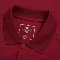 Thumbnail Áo Polo Nam Ngắn Tay Co Dãn Thoáng Mát Aristino Cotton Organic APSR09 3