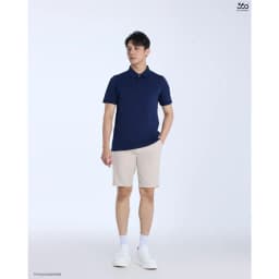 Thumbnail Áo polo nam ngắn tay trơn 360 Boutique áo thun nam có cổ bẻ màu trắng đen be basic trẻ trung - POTOL516 4