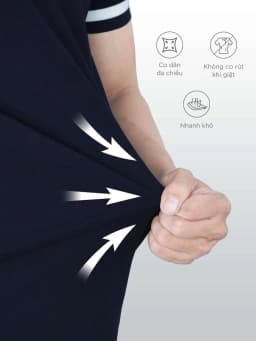 Thumbnail Áo POLO nam phối viền tay VIRTUS vải Cotton Pique xuất xịn, bền màu, che khuyết điểm - HUSSIO 2
