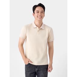 Thumbnail Áo Polo Nam PIQUE 5S FASHION Mùa Hè, Mềm Mát, Trơn Basic Bo Dệt Hiệu Ứng Lịch Lãm (APC25030) 4