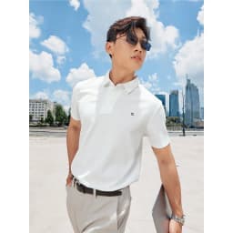 Thumbnail Áo polo nam PROCOOL ICONDENIM form slim-fit, công nghệ hạt làm mát thoáng khí, co giãn 4 chiều, vải mịn ít nhăn PLID0153 4