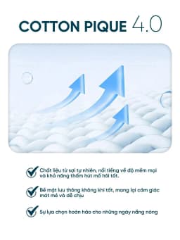 Thumbnail Áo polo nam STRONGHOLD vải cotton pique 4.0 mềm mịn, co dãn tốt, thoáng mát ,sang trọng - HUSSIO 4