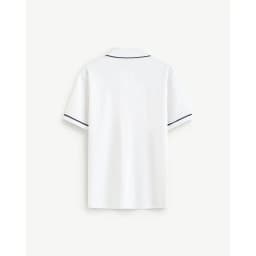 Thumbnail Áo Polo Nam Tay Ngắn Vải Cotton Phối Cổ Form Fitted - Routine 10S25POL006 1