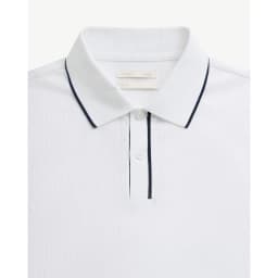 Thumbnail Áo Polo Nam Tay Ngắn Vải Cotton Phối Cổ Form Fitted - Routine 10S25POL006 2