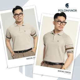 Thumbnail Áo polo nam THOMAS vải cá sấu cotton interlock xuất xịn, nam tính thanh lịch sang trọng - POLOMANOR 3