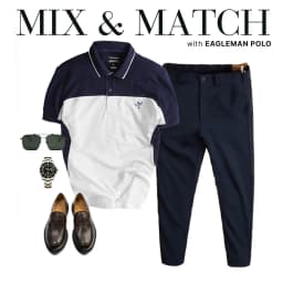 Thumbnail Áo polo nam TORANO EAGLEMAN POLO can phối, thấm hút tốt, nhanh khô, thoáng khí GSTP047 1