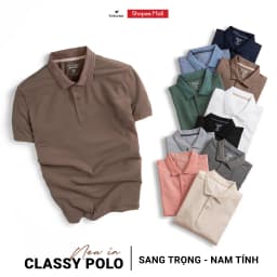 Thumbnail Áo Polo Nam TORANO thoáng khí thoải mái vải cotton trơn BASIC Nam Tính, Sang Trọng, Thanh Lịch ESTP038 1