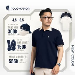Thumbnail Áo polo nam TRAVIS vải cá sấu cotton interlock xuất xịn, nam tính thanh lịch sang trọng - POLOMANOR 1