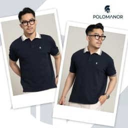 Thumbnail Áo polo nam TRAVIS vải cá sấu cotton interlock xuất xịn, nam tính thanh lịch sang trọng - POLOMANOR 3