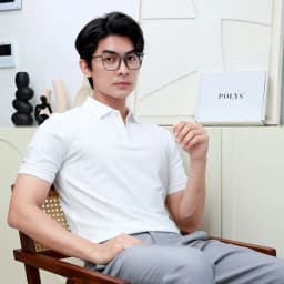 Thumbnail Áo Polo Nam Trơn POLYS Fullbox Form Regular, Vải TC Synex Thoáng Khí Co giãn 4 Chiều POLO ELITE 4