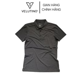 Thumbnail Áo polo nam Velutino ngắn tay cổ bẻ kẻ ngang cotton mềm mại 2