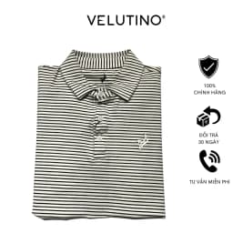 Thumbnail Áo polo nam Velutino ngắn tay cổ bẻ kẻ ngang 100% cotton mềm mại thoáng mát 2