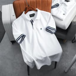 Thumbnail Áo Polo Nam White The Horse Label, Chất Vải Cotton Thoải Mái, PL0148, SOMEHOW 3