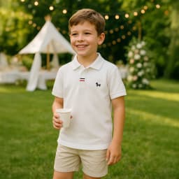 Thumbnail Áo polo ngắn tay bé trai 27Kids KACADY phong cách hè cho trẻ 2-10 tuổi BSPO1 2