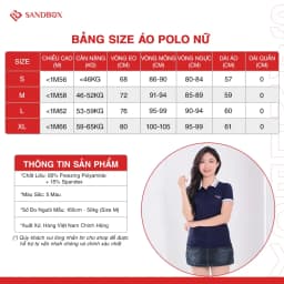 Thumbnail Áo Polo nữ SANDBOX Chất AiryCool Cao cấp, cổ bẻ phối màu thời trang, dáng ôm nhẹ, thoải mái APC24005 2