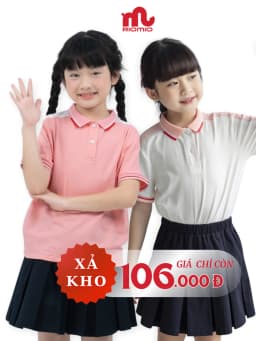 Thumbnail Áo polo phối chân váy xếp ly RIOMIO - Có quần bảo hộ, size 21-42kg RA679,RA677,RCV661 1