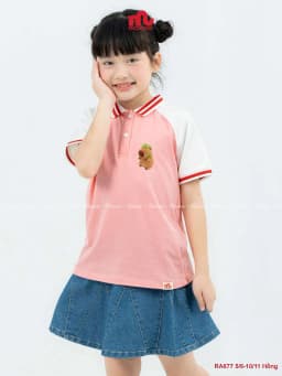 Thumbnail Áo polo phối chân váy xếp ly RIOMIO - Có quần bảo hộ, size 21-42kg RA679,RA677,RCV661 2