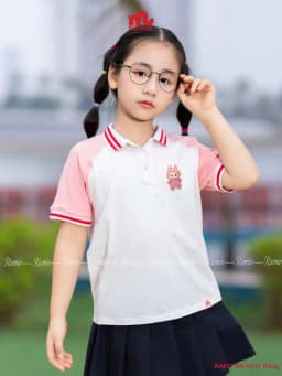Thumbnail Áo polo phối chân váy xếp ly RIOMIO - Có quần bảo hộ, size 21-42kg RA679,RA677,RCV661 3