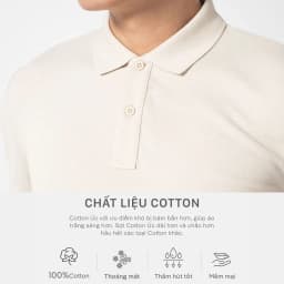 Thumbnail Áo Polo Pique Basic Cotton 100% Ready To Wear Coolmate 4