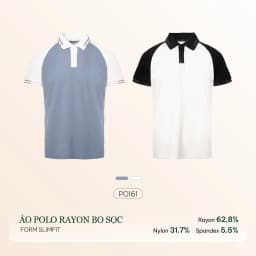 Thumbnail Áo Polo Rayon Bo Sọc Form Slimfit 4MEN PO161 ôm body, vải mềm mịn, thấm hút mồ hôi, thoáng mát 4
