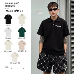 Thumbnail Áo Polo The Bad God Basic Serenity 1