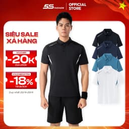 Thumbnail Áo Polo Thể Thao Nam 5S FASHION PRO ACTIVE Thoáng Khí Nhanh Khô, Co Giãn Thoải Mái (APC25035) 1