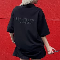 Thumbnail Áo polo thiết kế Unisex Zune.zx, BREAK THE RULES POLO 1