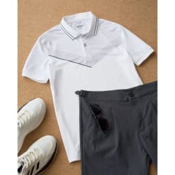 Thumbnail Áo Polo Trắng 9APCT576TRK Biluxury Hoạ Tiết Kháng Khuẩn Chống Nhăn Bền Màu 3