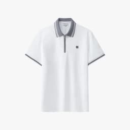 Thumbnail Áo Polo Trắng Phối Cổ, Kháng Khuẩn, Chống Nhăn, Bền Màu 9APCT504TRK Biluxury 2