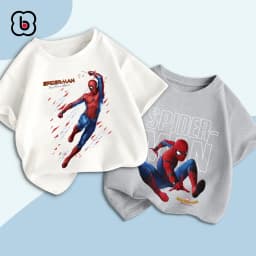 Thumbnail Áo siêu nhân bé trai BabyloveGO áo thun bé trai in hình người nhện Spider Men 1