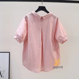 Thumbnail Áo sơ mi bầu 2mama xinh xắn, dáng babydoll, cổ sơ mi freesize V502 4