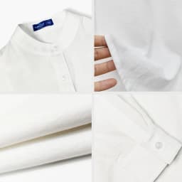 Thumbnail Áo Sơ Mi Cổ Tàu Nam MANDO Form Rộng Vải Đũi Dài Tay Kiểu Dáng Basic Thời Trang Hàn Quốc ACT01-SHT014 4