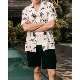 Thumbnail Áo Sơ Mi Cuban Coconut Thoáng Mát DUSTYMAN - Vải Lụa Hàn - Form Relaxed Fit 2