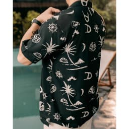 Thumbnail Áo Sơ Mi Cuban Coconut Thoáng Mát DUSTYMAN - Vải Lụa Hàn - Form Relaxed Fit 3